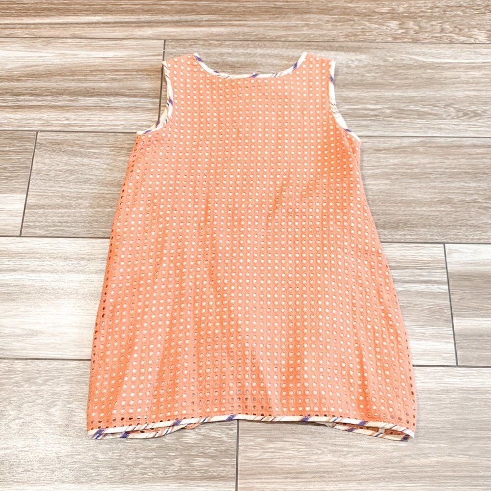 Tia Cibani Orange Eyelet Dress Size 2Y